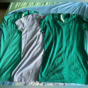 Bundle of 3 Lululemon swiftly short sleeve size 10
